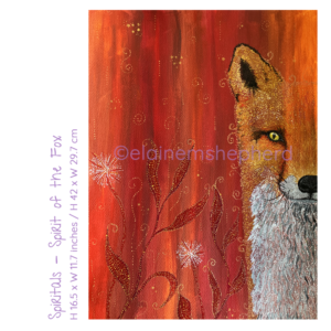 British red fox painting reds